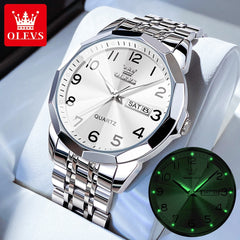 Relógio OLEVS diamante 3D - (NOVA VERSÃO)