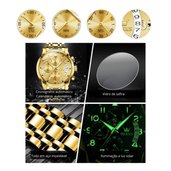 Relógio OLEVS Fino Ouro (Edição limitada) - jccolecction