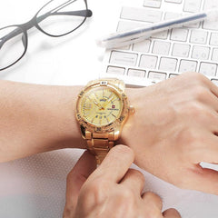 Relógio Luxury Gold - Original 0 jccolecction 