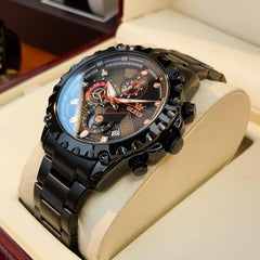 Relógio OLEVS Luxo - Aço inoxidável (Lançamento) 0 jccolecction 