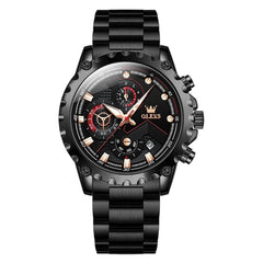 Relógio OLEVS Luxo - Aço inoxidável (Lançamento) 0 jccolecction Modelo 2 